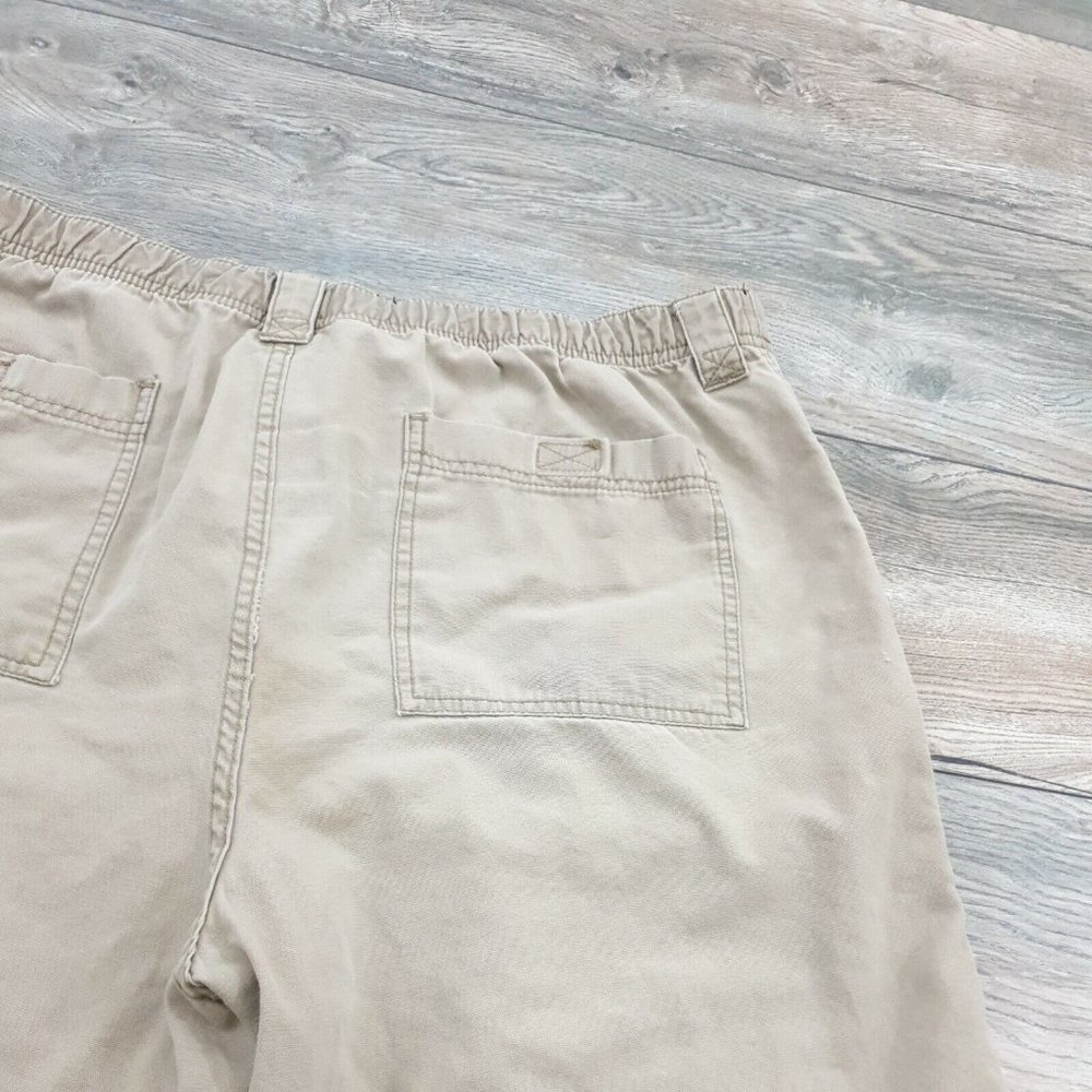 Wrangler Mens Cargo Shorts 40" Waist Beach Washed Beige Hiking Camping Work - Picture 9 of 12